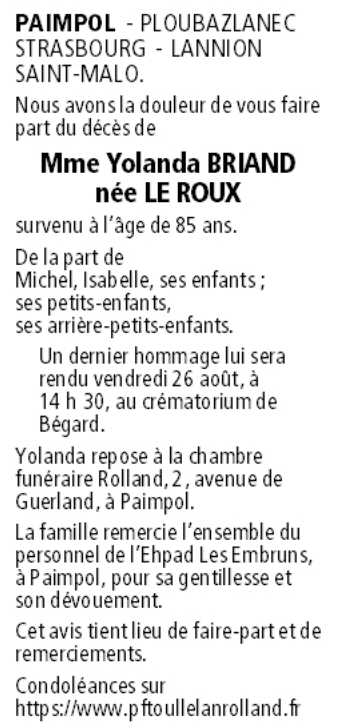 Image Annonce nécrologique