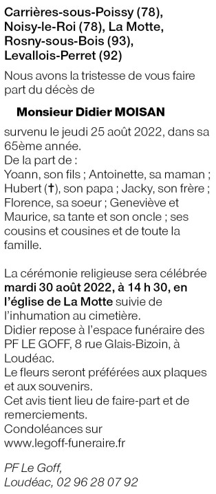 Image Annonce nécrologique