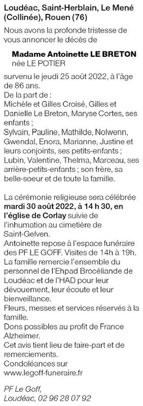 Image Annonce nécrologique