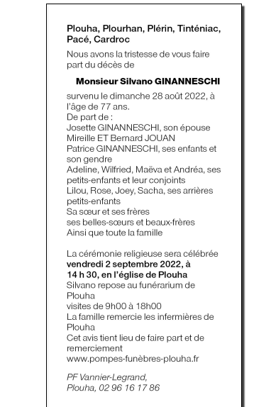 Image Annonce nécrologique