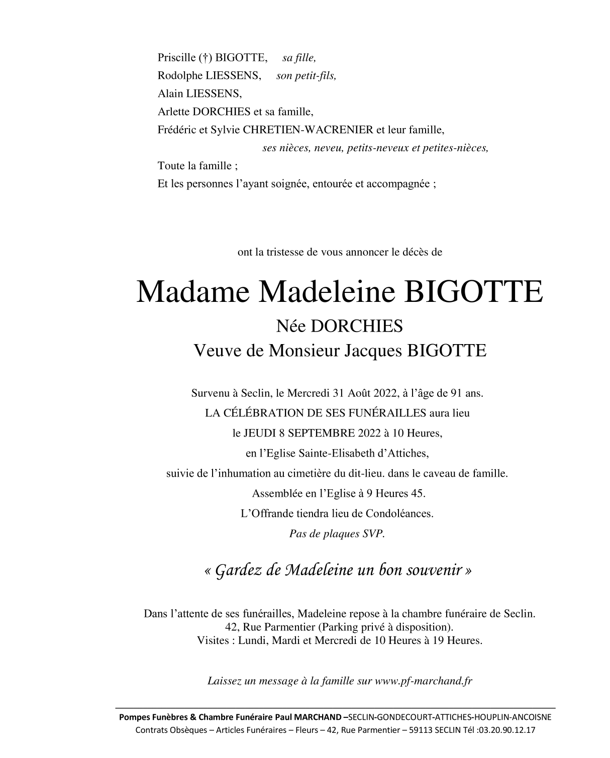 Image Pour voir le faire-part de Madeleine Cliquez-ici