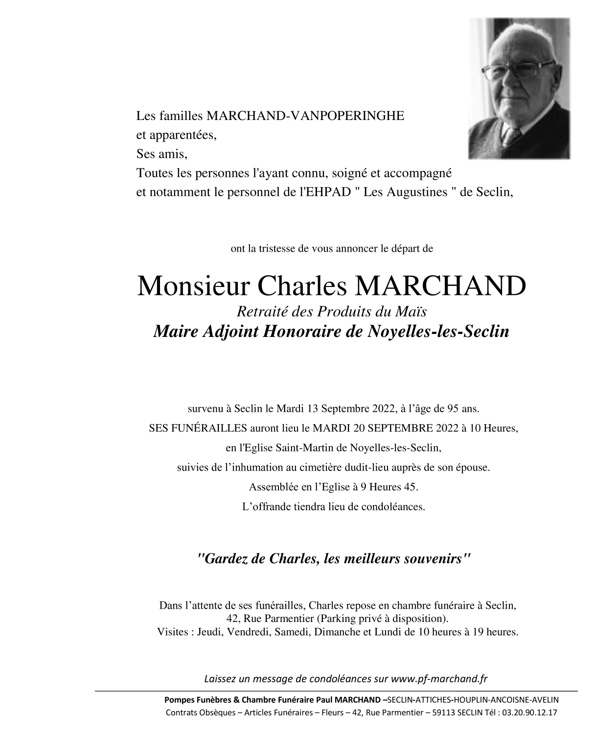 Image Pour voir le faire-part de Charlez Cliquez-ici