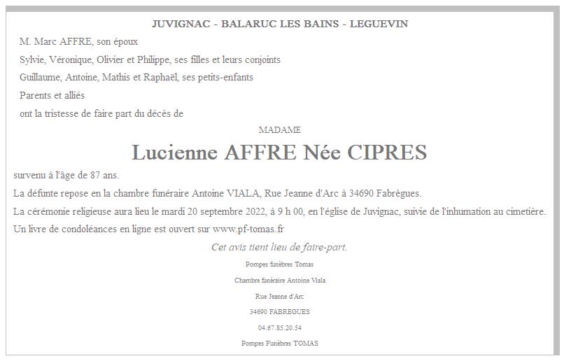 Image Annonce nécrologique