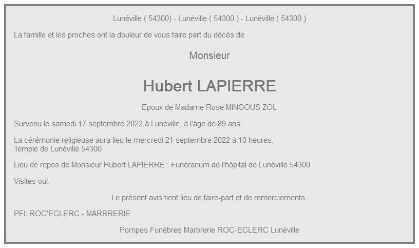 Image Annonce nécrologique