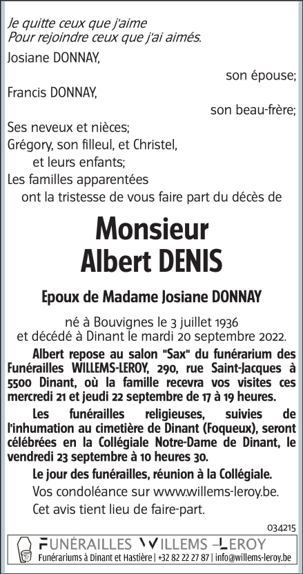 Image Annonce nécrologique