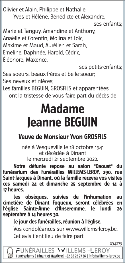 Image Annonce nécrologique