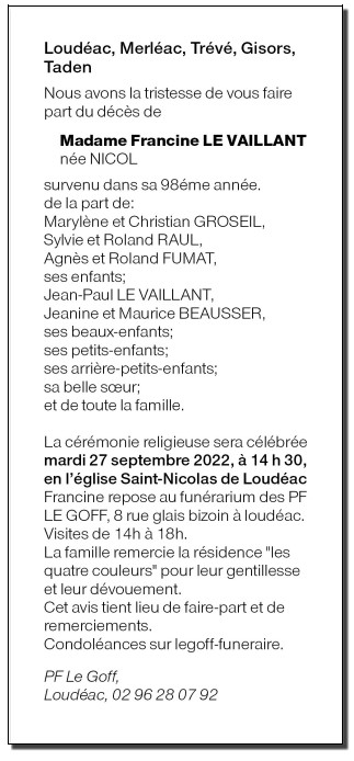 Image Annonce nécrologique