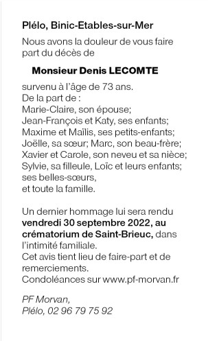 Image Annonce nécrologique