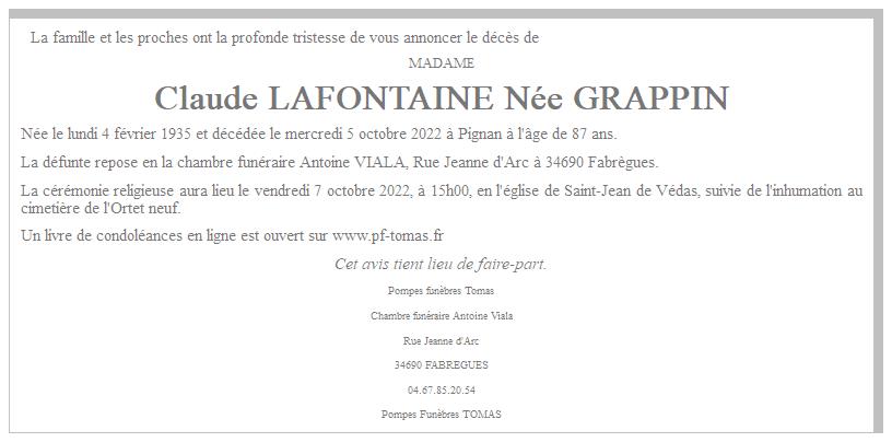 Image Annonce nécrologique