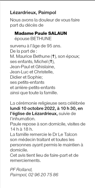 Image Annonce nécrologique