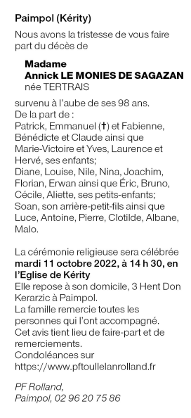 Image Annonce nécrologique