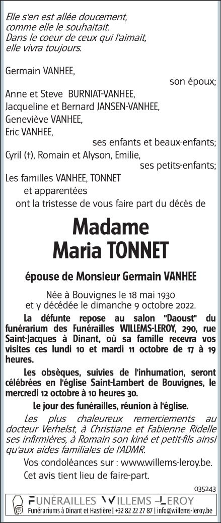 Image Annonce nécrologique