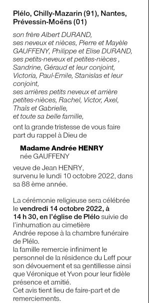 Image Annonce nécrologique