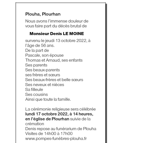 Image Annonce nécrologique