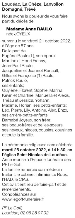 Image Annonce nécrologique