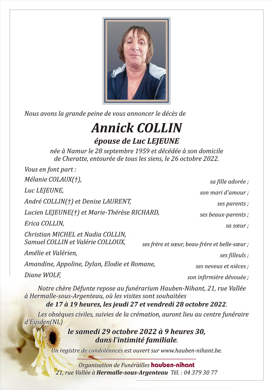 Image Annonce nécrologique