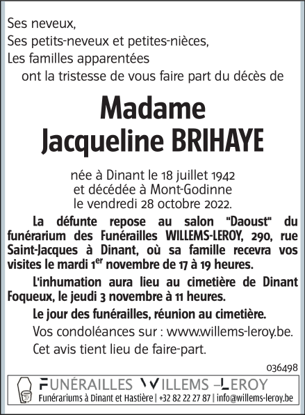 Image Annonce nécrologique