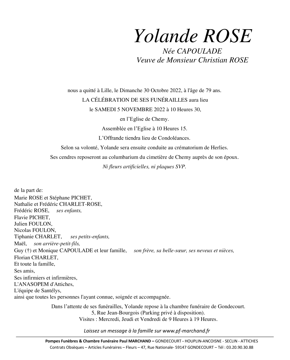 Image Pour voirle faire-part de Yolande CLIQUEZ-ICI