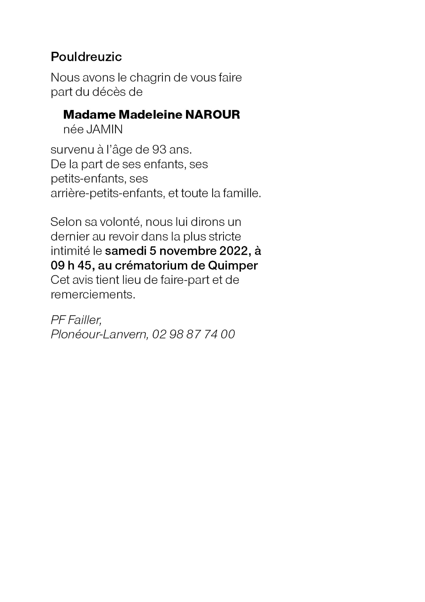 Image Annonce nécrologique