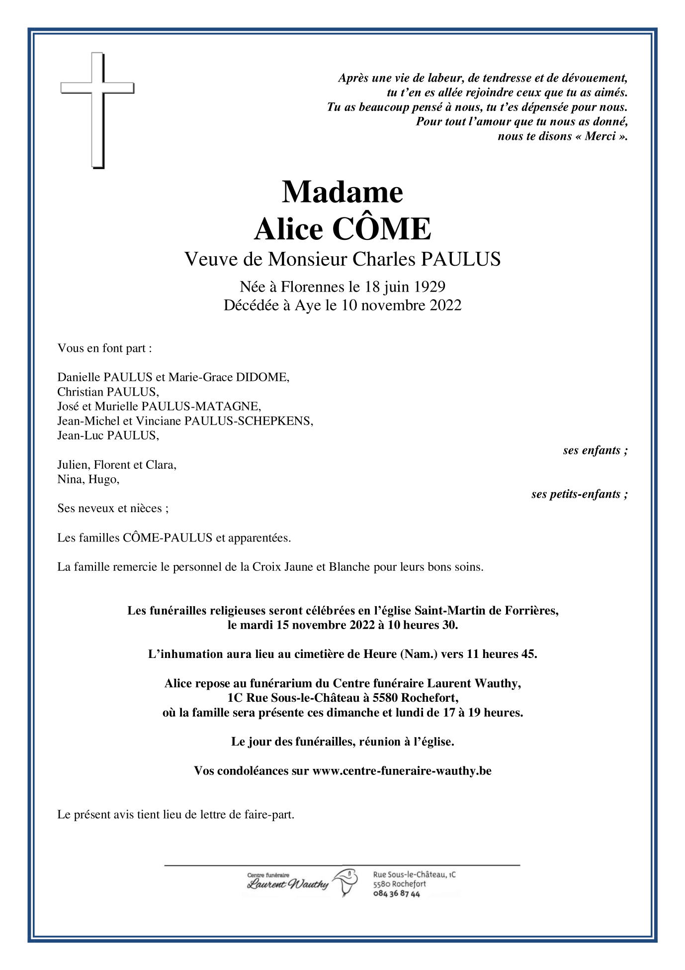 Image Annonce nécrologique