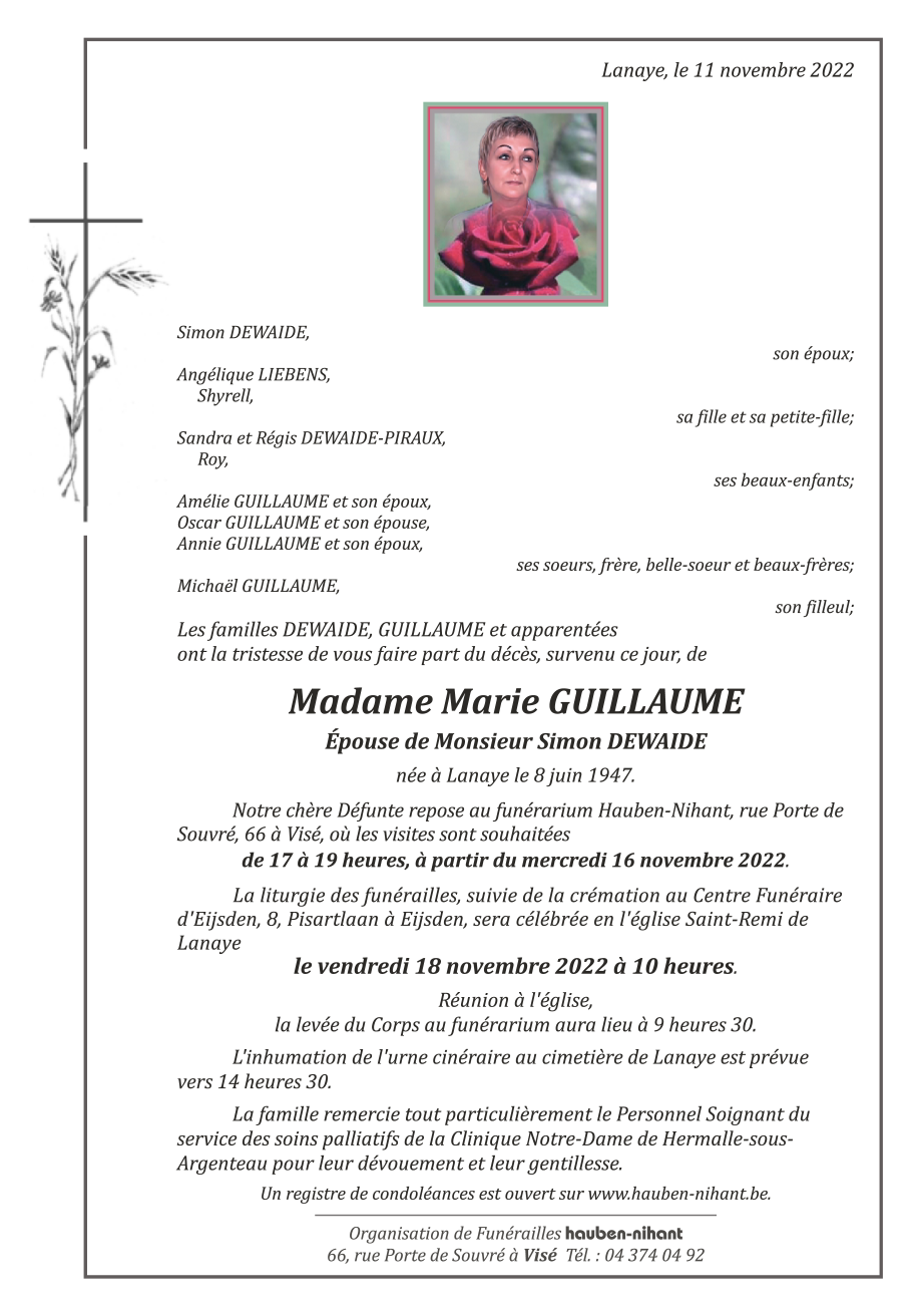 Image Annonce nécrologique