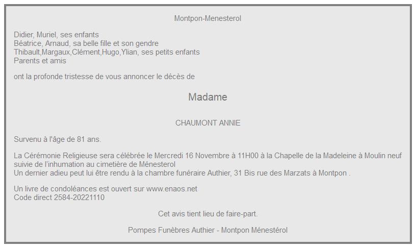 Image Annonce nécrologique
