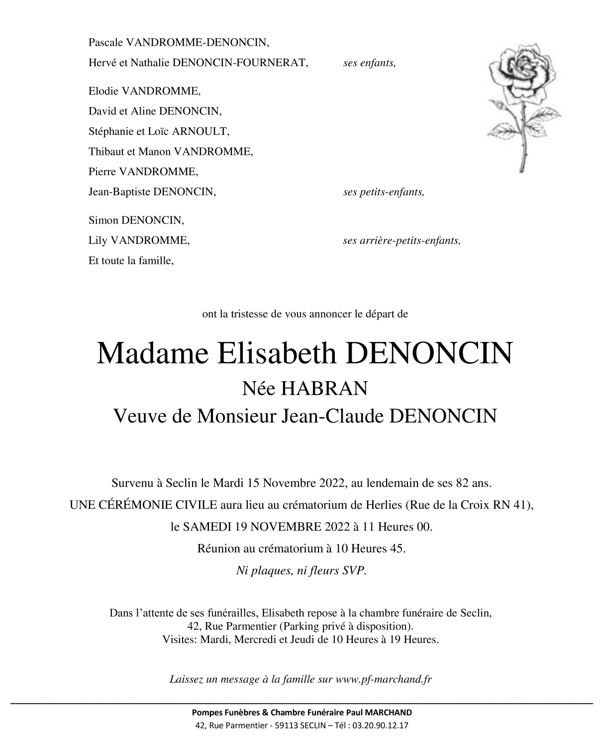 Image Pour voir le faire-part d'Elisabeth Cliquez-ici