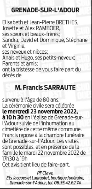 Image Annonce nécrologique