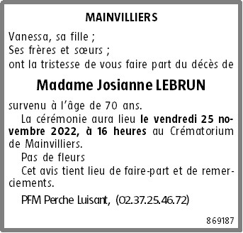 Image Annonce nécrologique