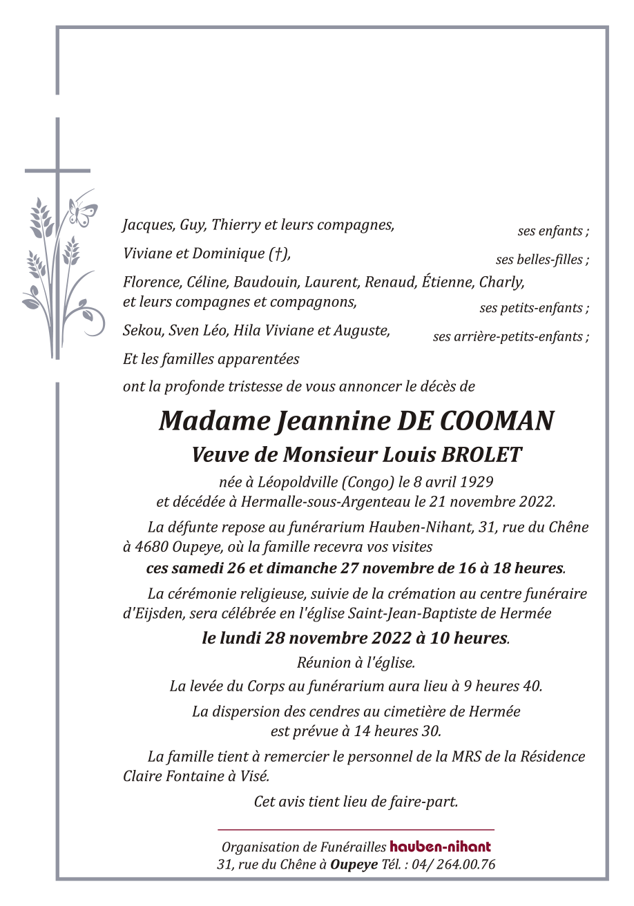 Image Annonce nécrologique