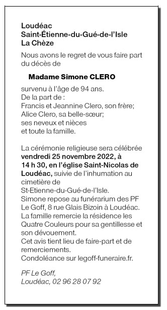 Image Annonce nécrologique