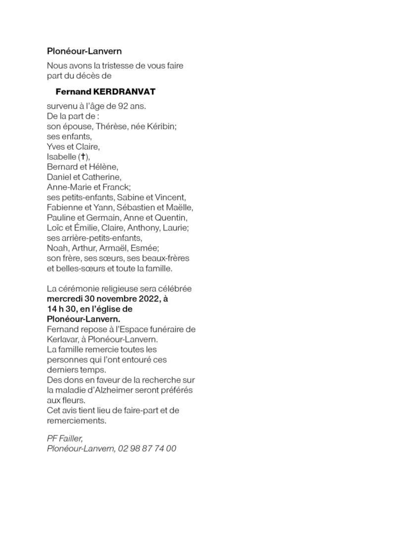 Image Annonce nécrologique