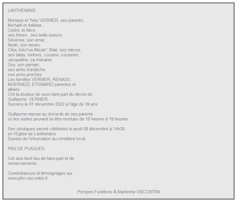 Image Annonce nécrologique