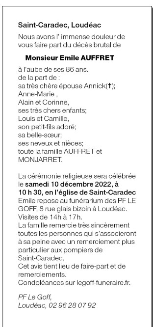 Image Annonce nécrologique