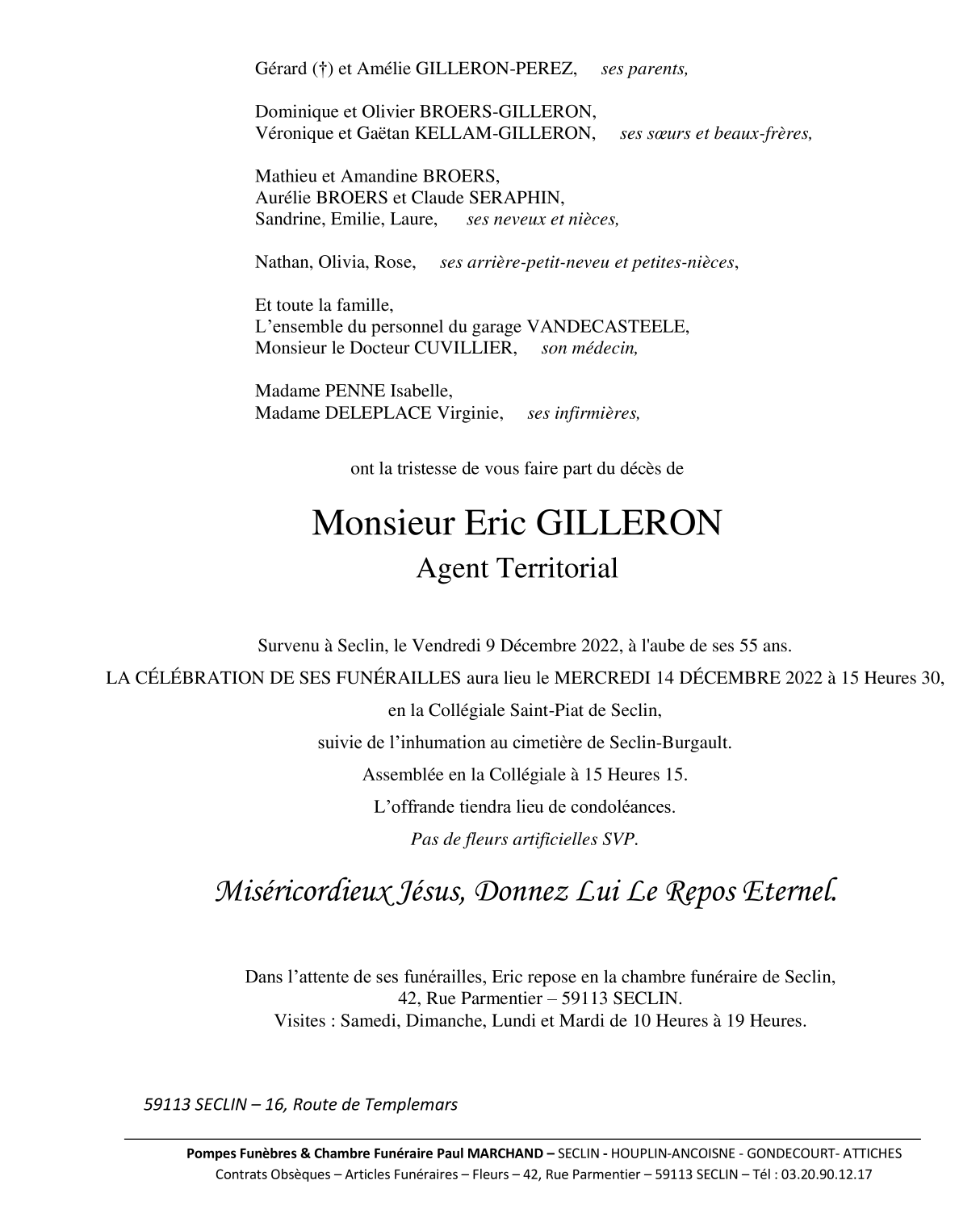 Image Pour voir le faire-part d'Eric Cliquez-ici