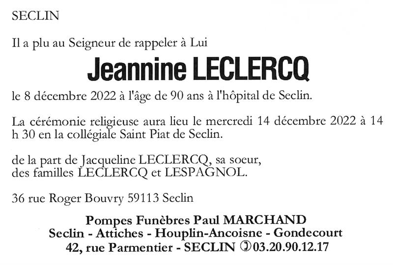 Image Pour voir le faire-part de Jeannine Cliquez-ici