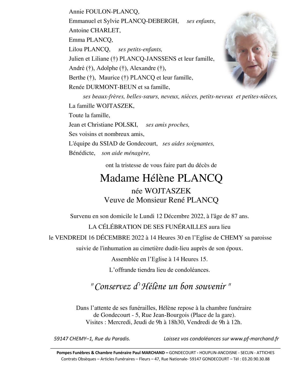 Image Pour voir le faire-part de Hélène cliquez-ici