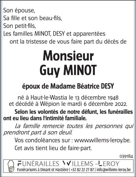 Image Annonce nécrologique