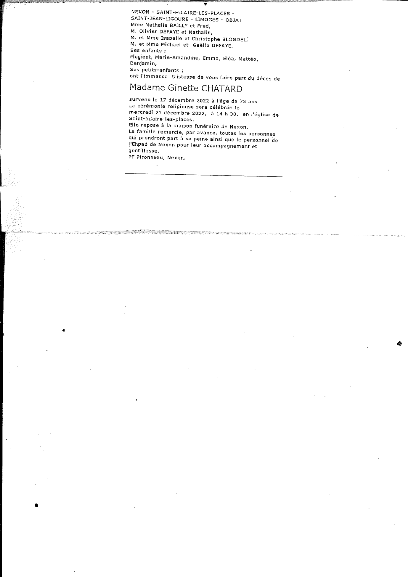 Image Annonce nécrologique