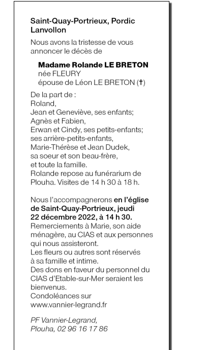 Image Annonce nécrologique