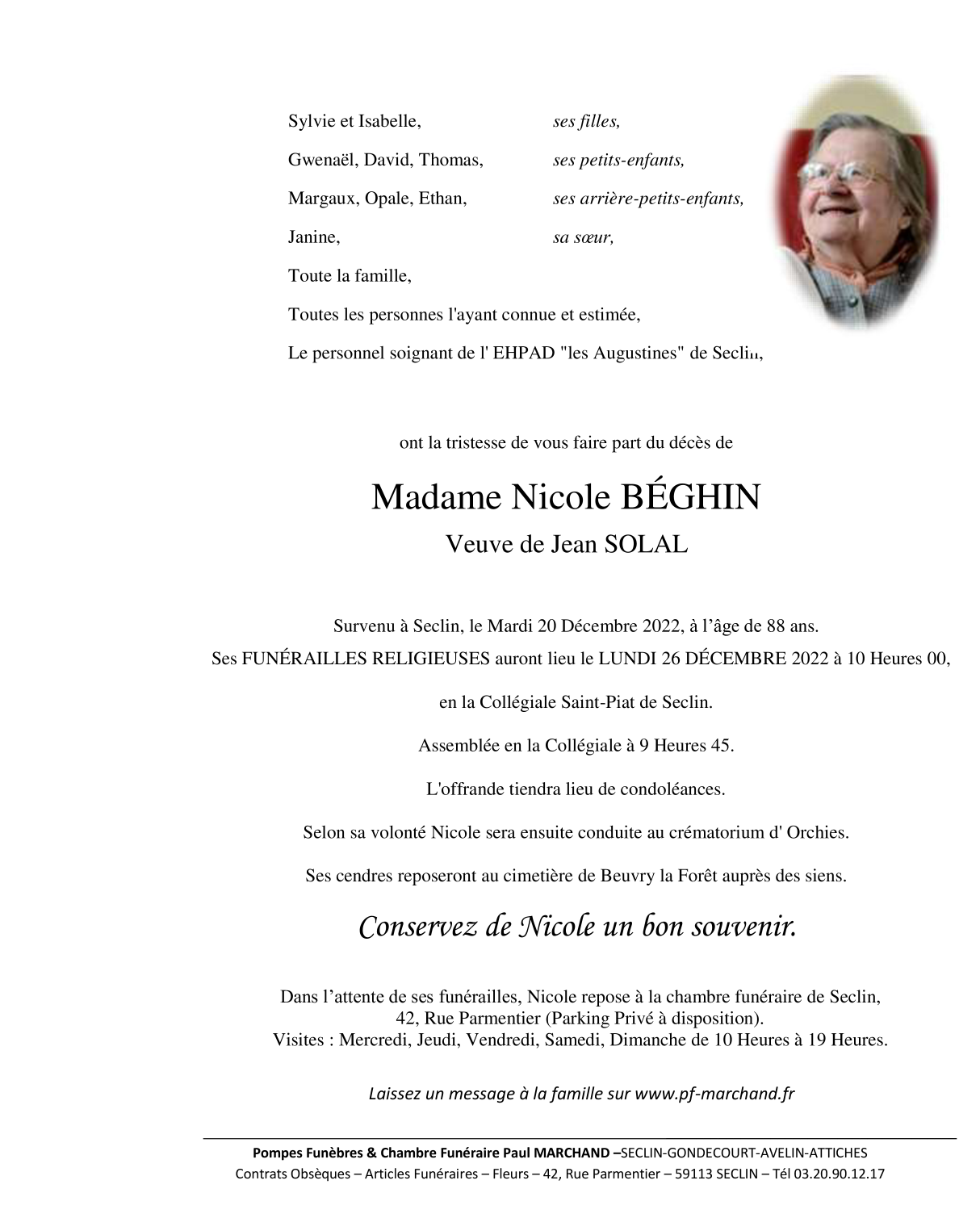 Image Pour voir le faire-part de Nicole Cliquez-ici