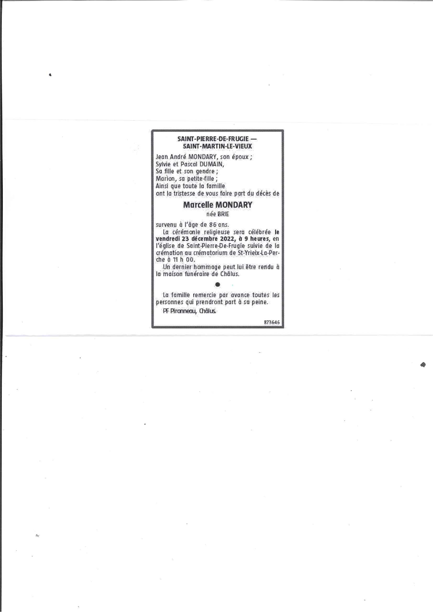 Image Annonce nécrologique