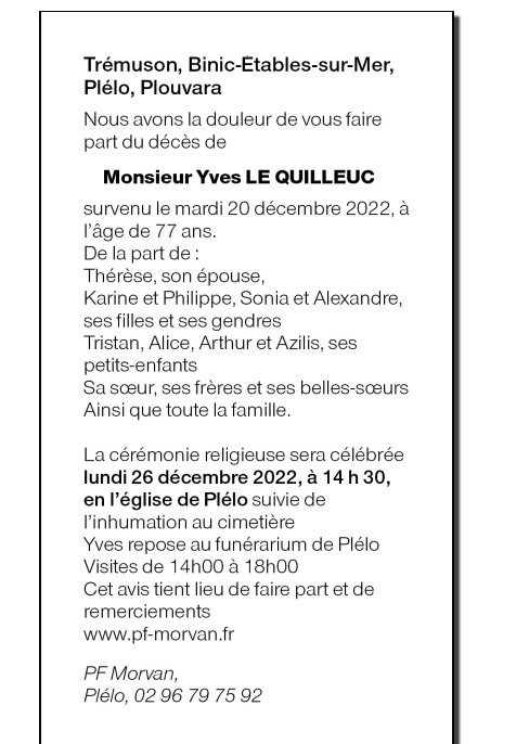 Image Annonce nécrologique