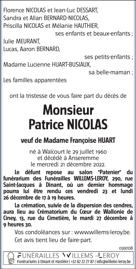 Image Annonce nécrologique