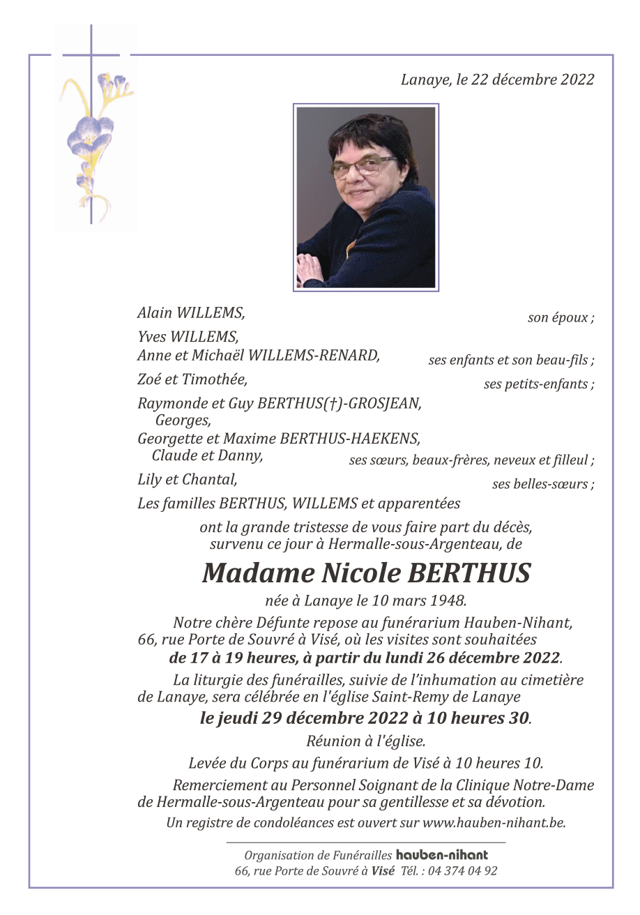 Image Annonce nécrologique