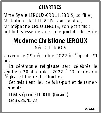 Image Annonce nécrologique