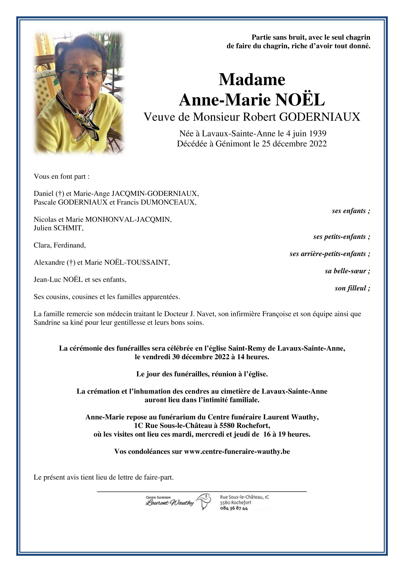 Image Annonce nécrologique