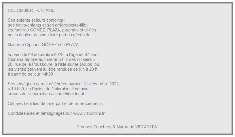 Image Annonce nécrologique