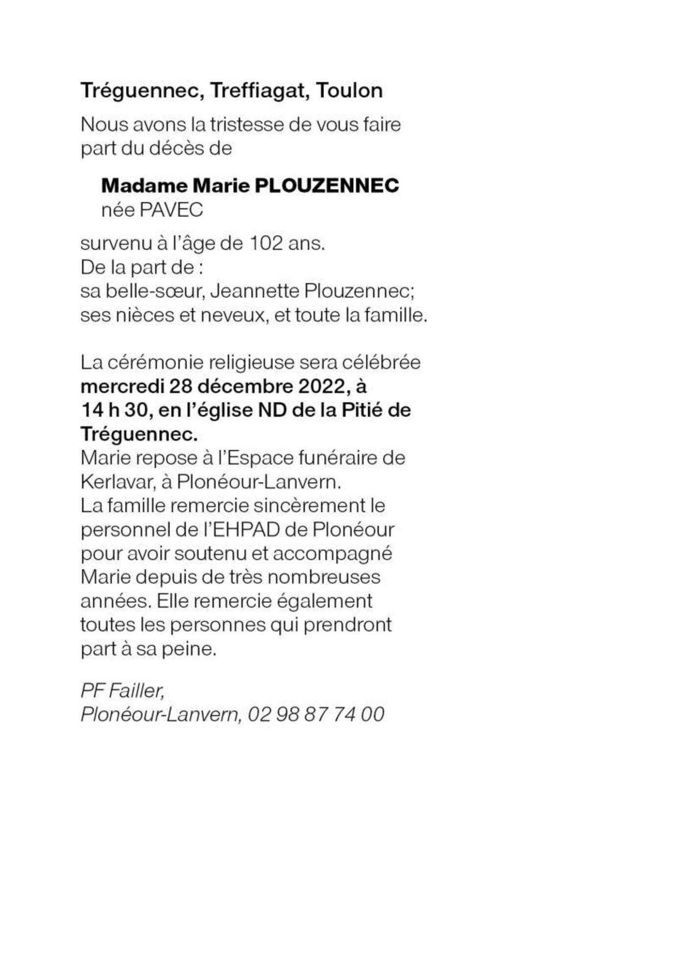 Image Annonce nécrologique