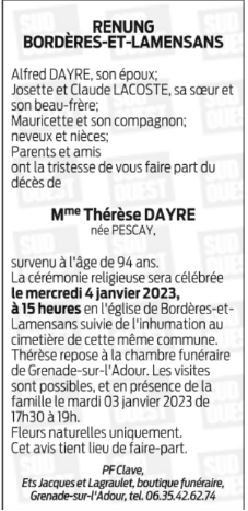 Image Annonce nécrologique